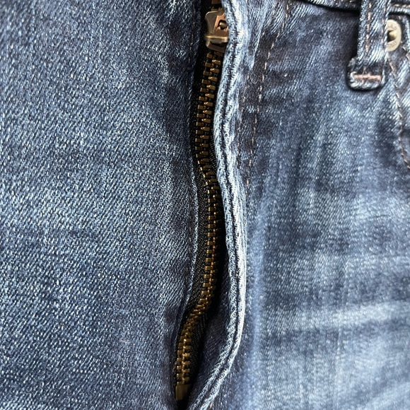 Gap Dark Wash Slim Straight Denim Jeans Size 27 - Picture 5 of 11